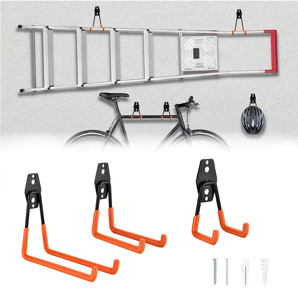Gardening Tools Organiser - Heavy Duty Wall Mount Metal Hook