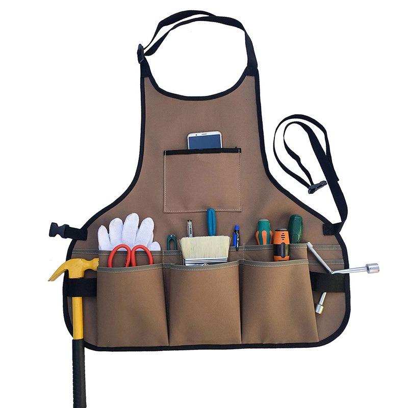 Gardening Tools Organiser - Garden Work Apron with Pockets For