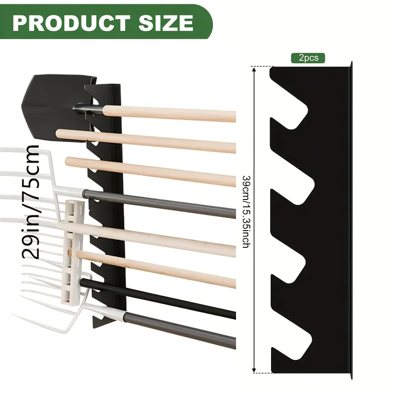 Gardening Tools Organiser - Heavy Duty Metal Garden Tool Holder