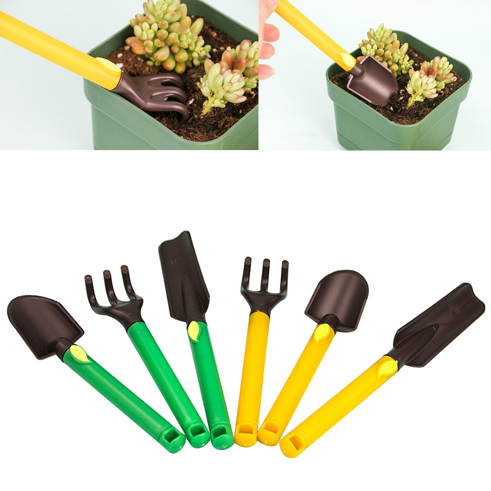 Gardening Tools Kids Set - 3pcs Kids Gardening Tools Kit Plastic