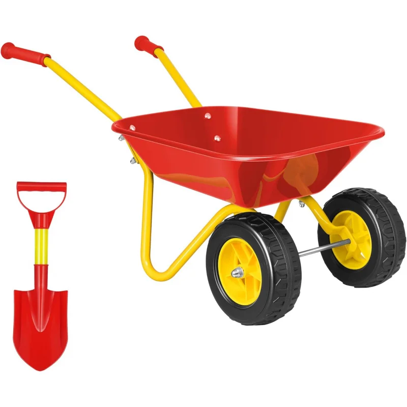 Gardening Tools Toys - Kids Wheelbarrow Children Garden cart with