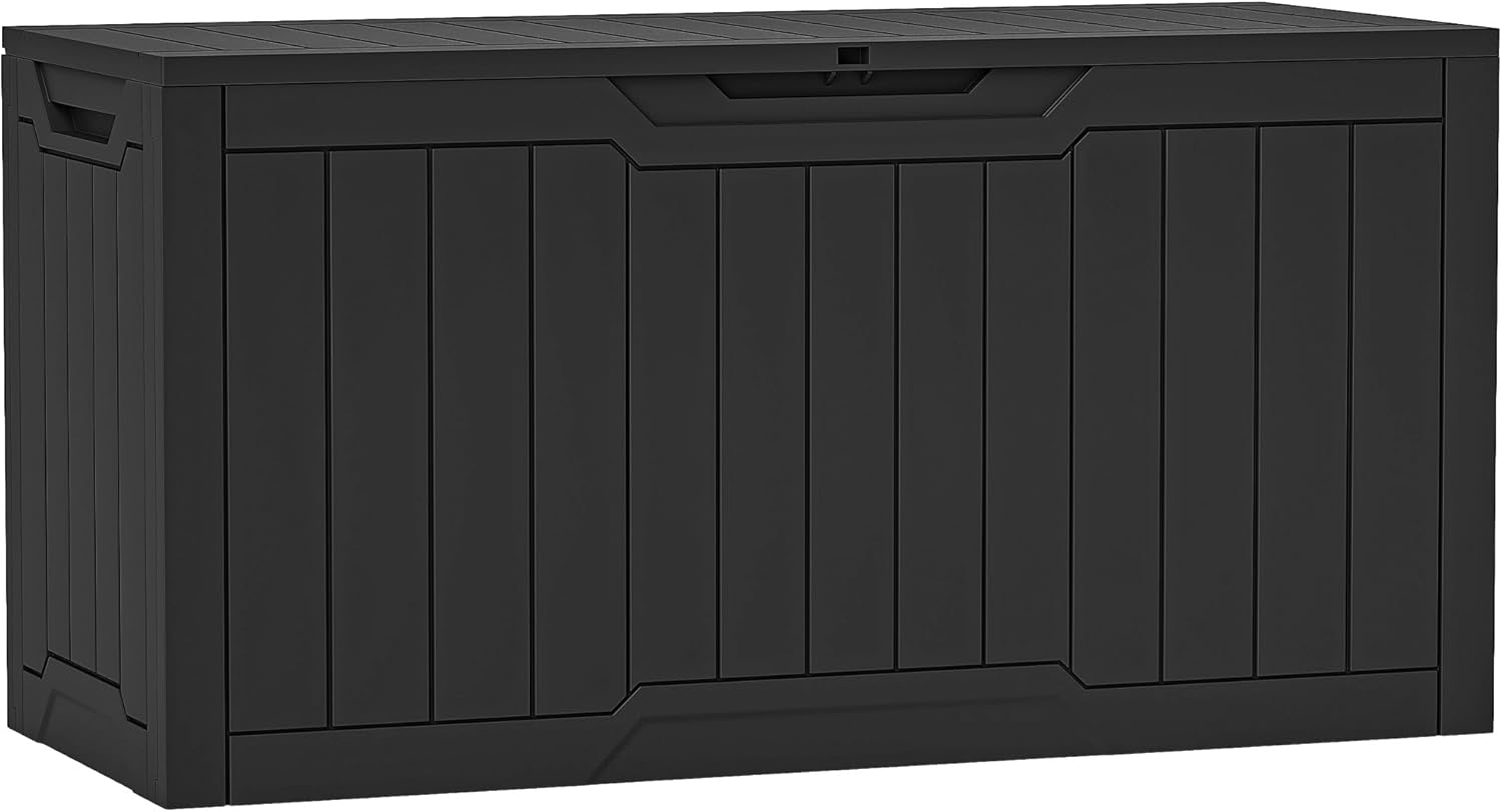 80 Gallon Resin Deck Box with  - огляд і ціна Gardening Tools Images