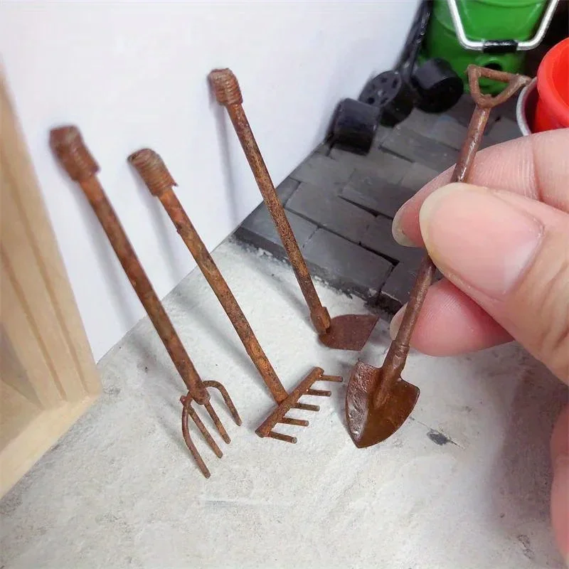 4Pcs/Pack Miniature Garden Too - огляд і ціна Gardening Tools Toys