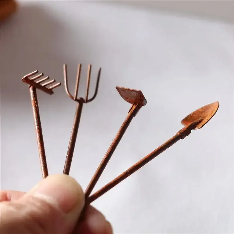 4Pcs/Pack Miniature Garden Too - огляд і ціна Gardening Tools Toys