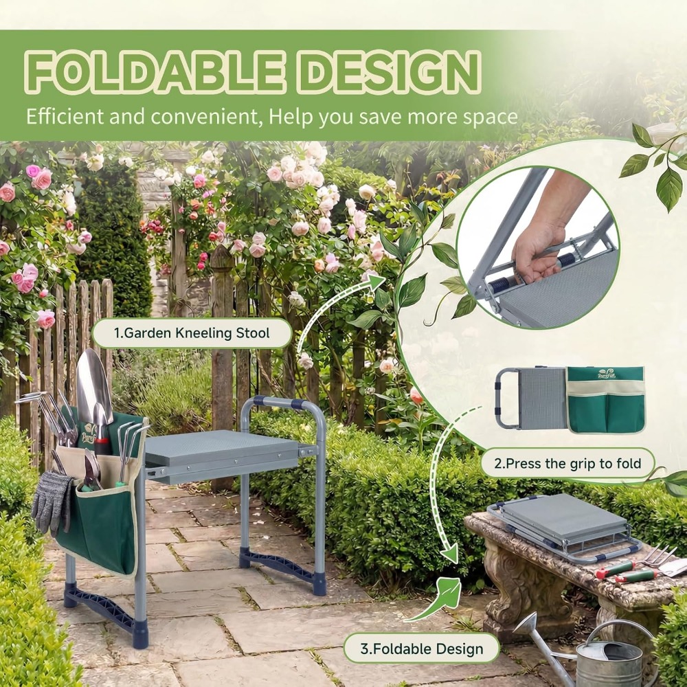 Heavy Duty Foldable Garden Kne - огляд і ціна Gardening Tools For Seniors