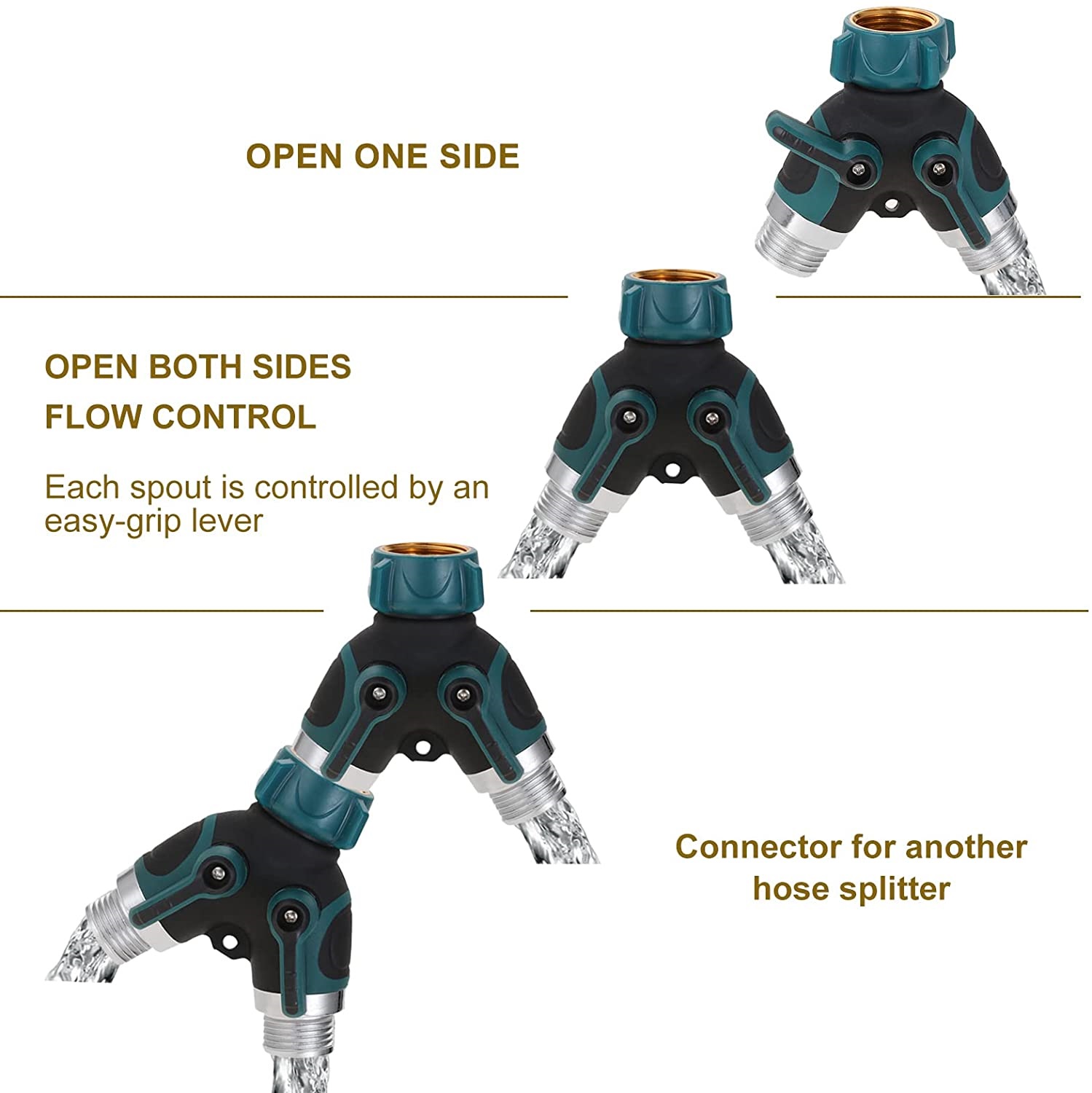 2pcs 2-ways Hose Splitter Y-sh - огляд і ціна Gardena Hose Comfort