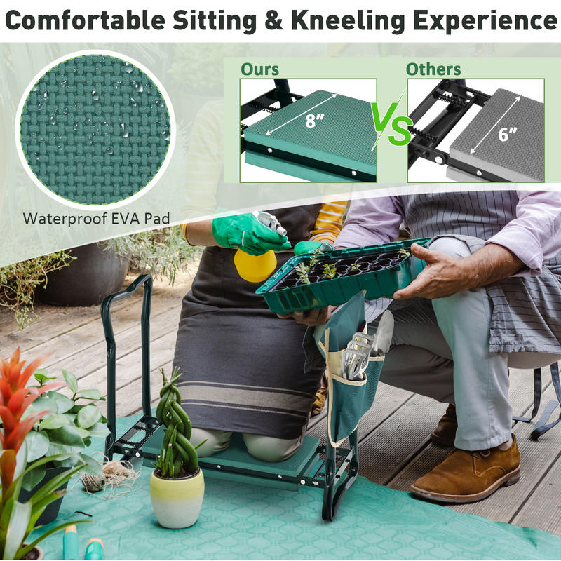 Garden Kneeler And Seat, Folda - огляд і ціна Gardening Tools For Seniors