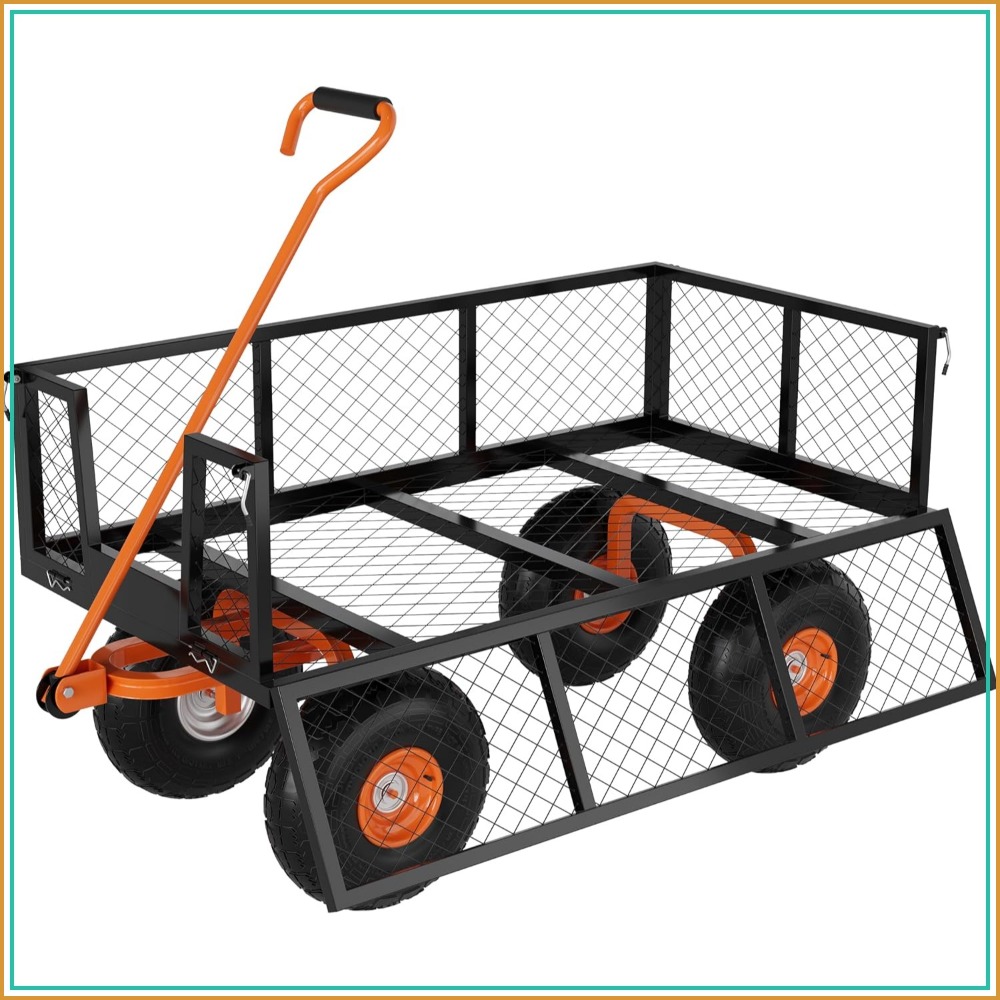500 LBS Heavy Duty Steel Garde - огляд і ціна Gardening Tools Images