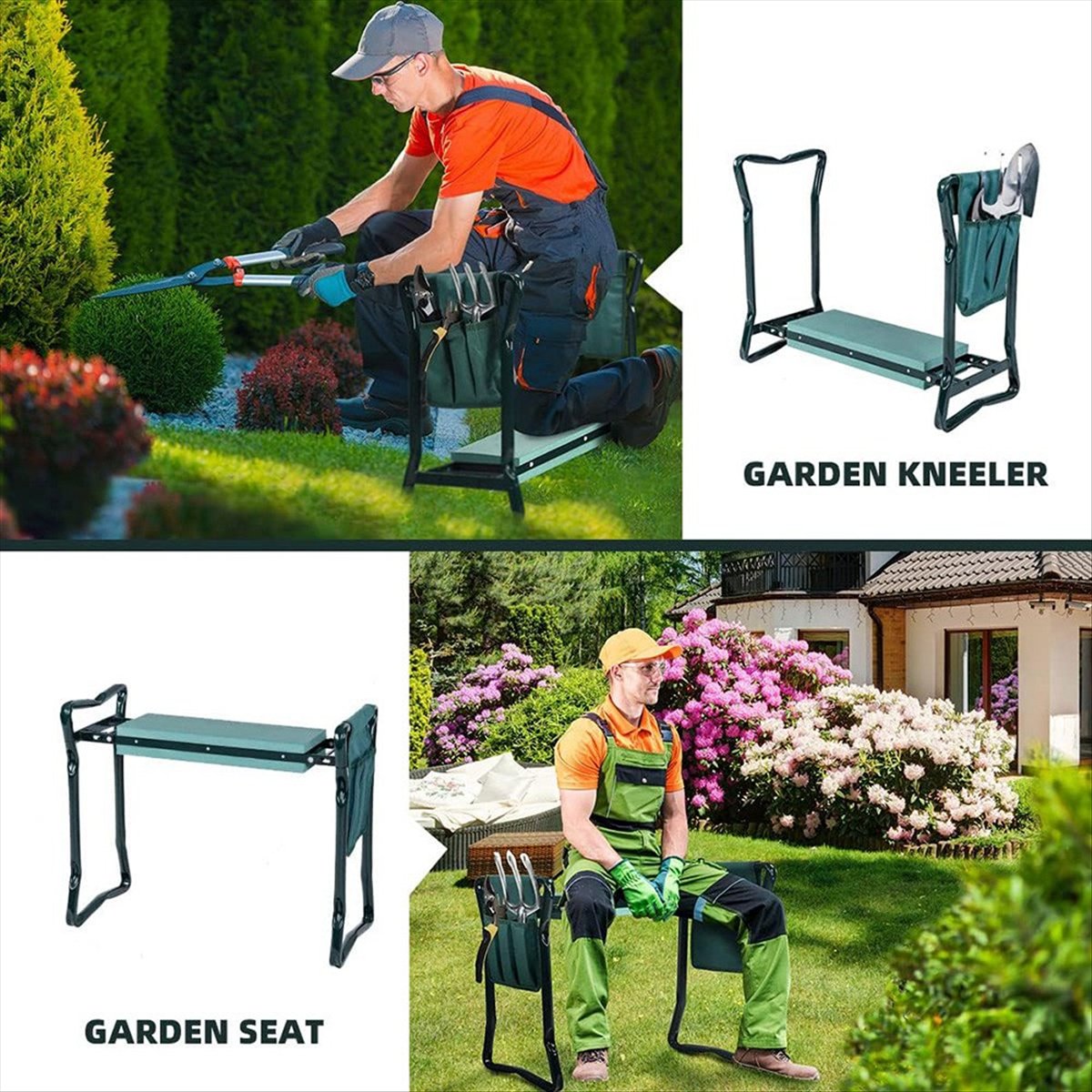 B23BBG 2 in 1 Garden Kneeler a - огляд і ціна Gardening Tools For Seniors