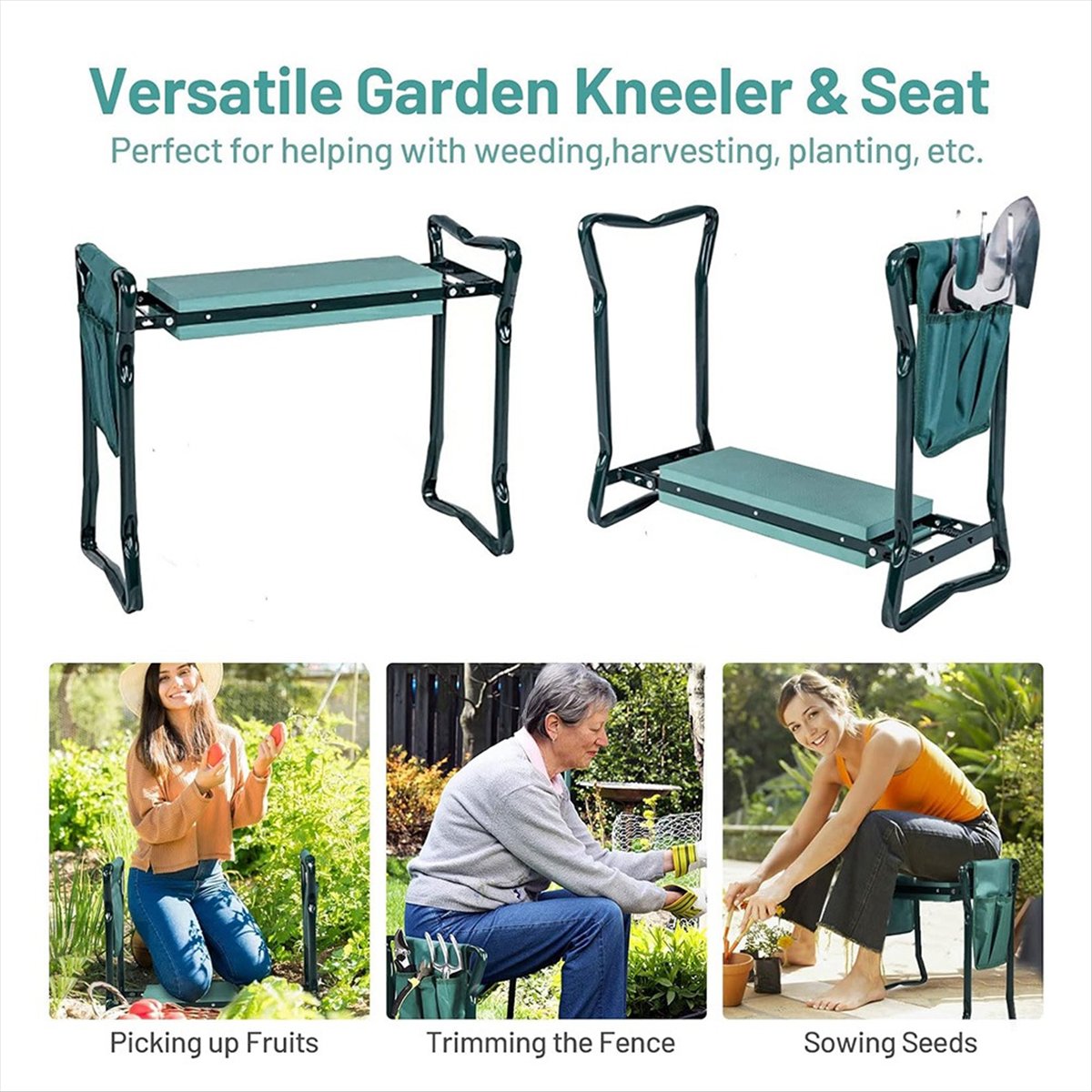 B23BBG 2 in 1 Garden Kneeler a - огляд і ціна Gardening Tools For Seniors