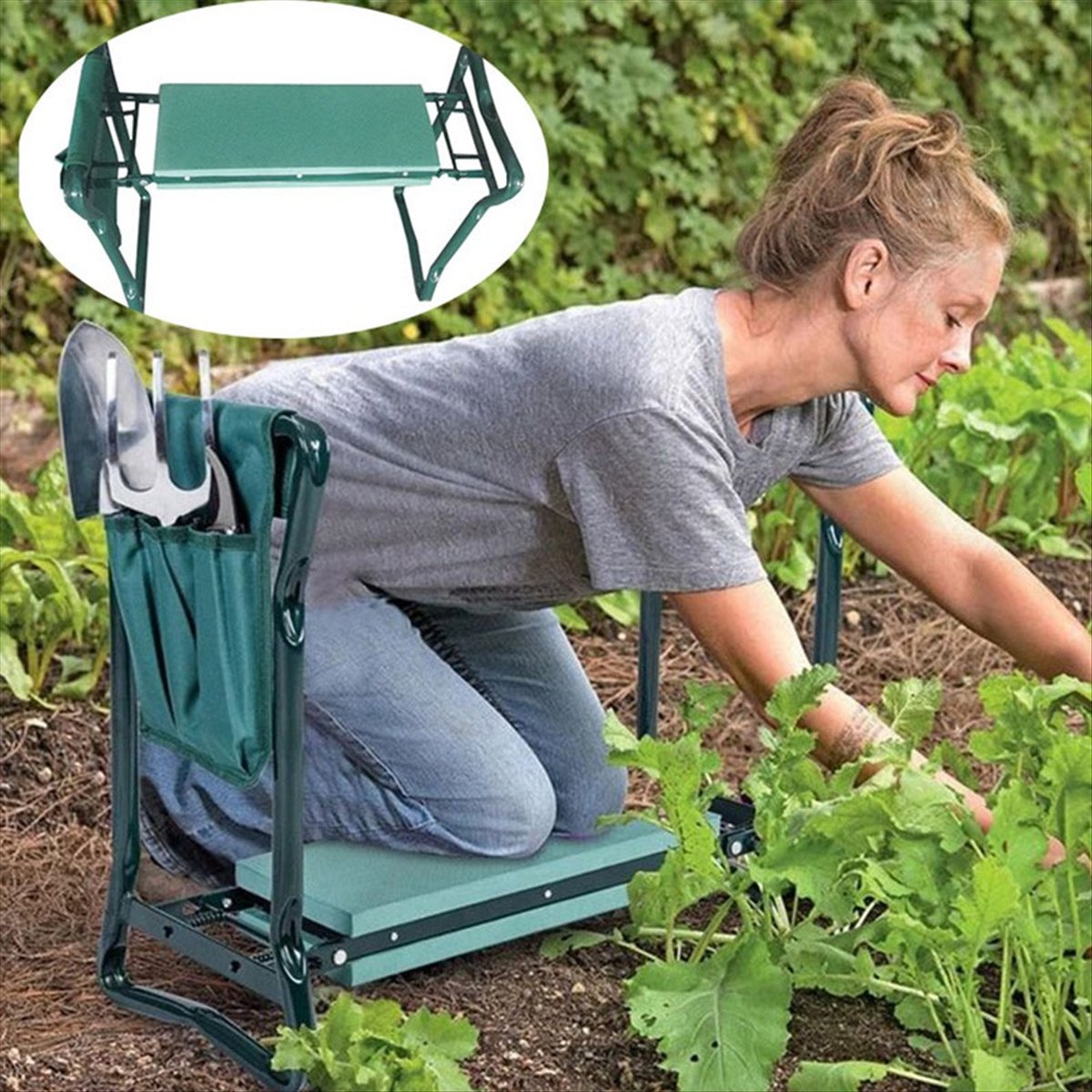 B23BBG 2 in 1 Garden Kneeler a - огляд і ціна Gardening Tools For Seniors