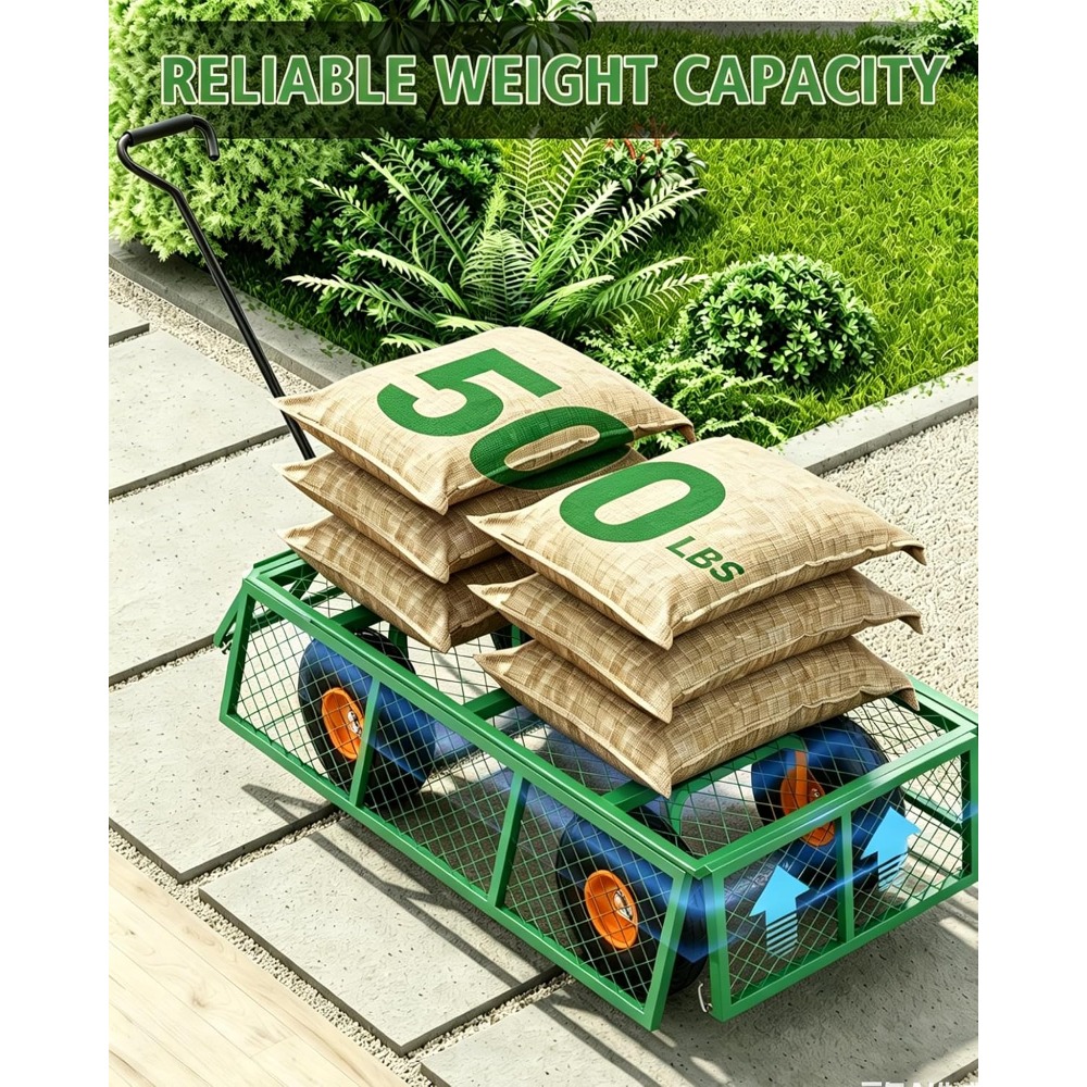 Heavy Duty Steel Garden Cart 5 - огляд і ціна Gardening Tools Images