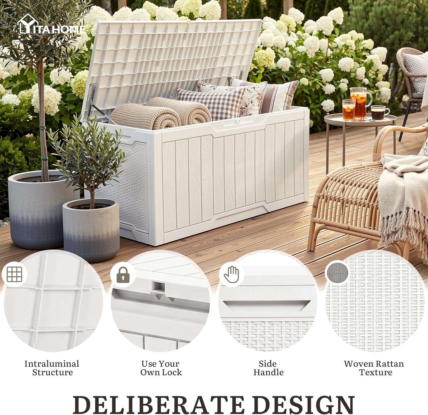 100 Gallon Large Outdoor Deck  - огляд і ціна Gardening Tools Images