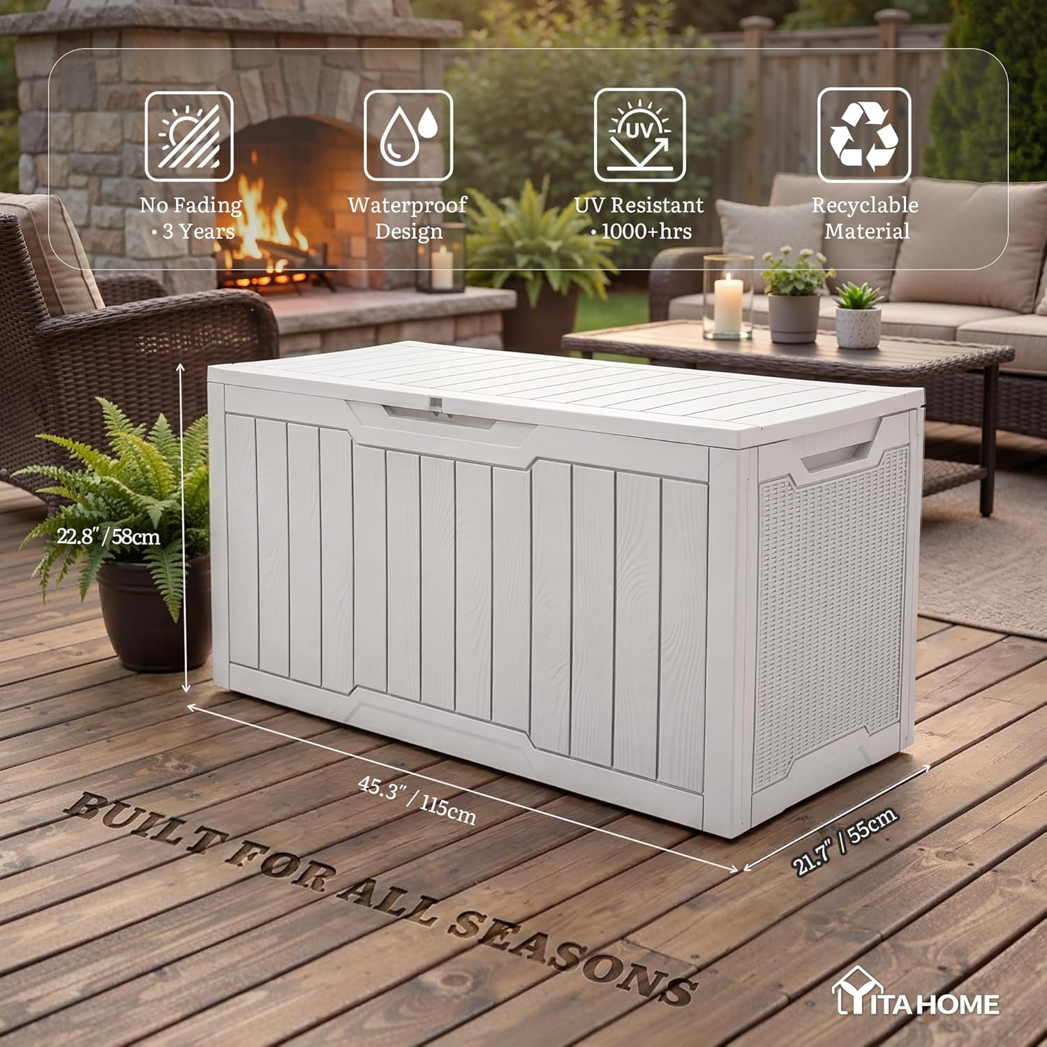 100 Gallon Large Outdoor Deck  - огляд і ціна Gardening Tools Images