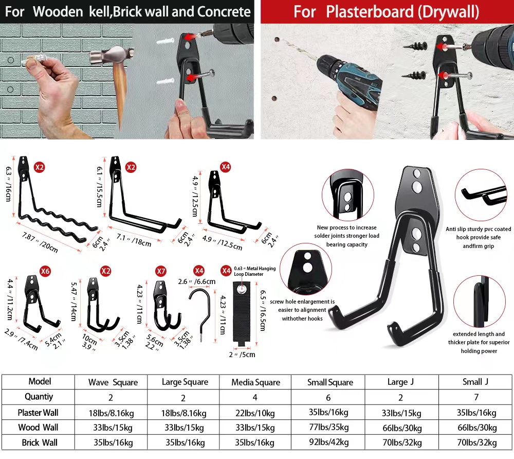 Heavy Duty Metal Hook Garage O - огляд і ціна Gardening Tools Organiser