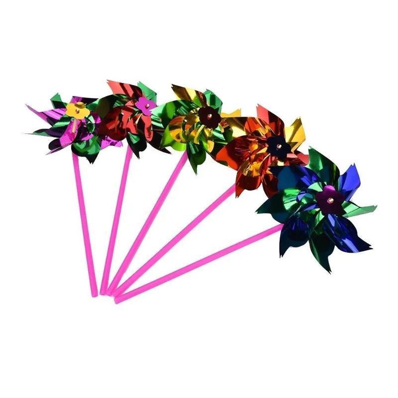 6Pcs Plastic Windmill Pinwheel - огляд і ціна Gardening Tools Toys