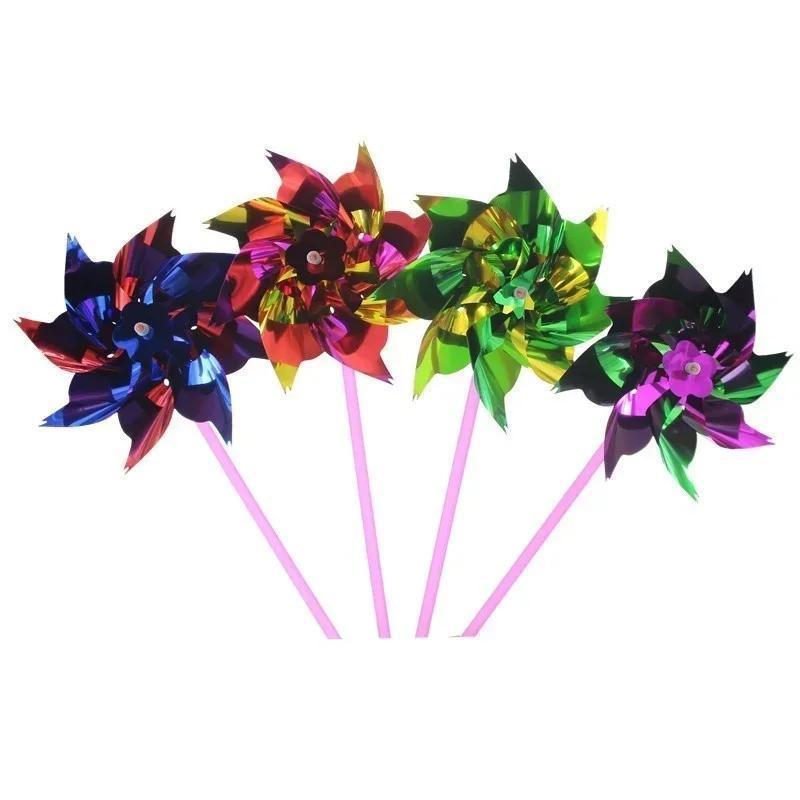 6Pcs Plastic Windmill Pinwheel - огляд і ціна Gardening Tools Toys
