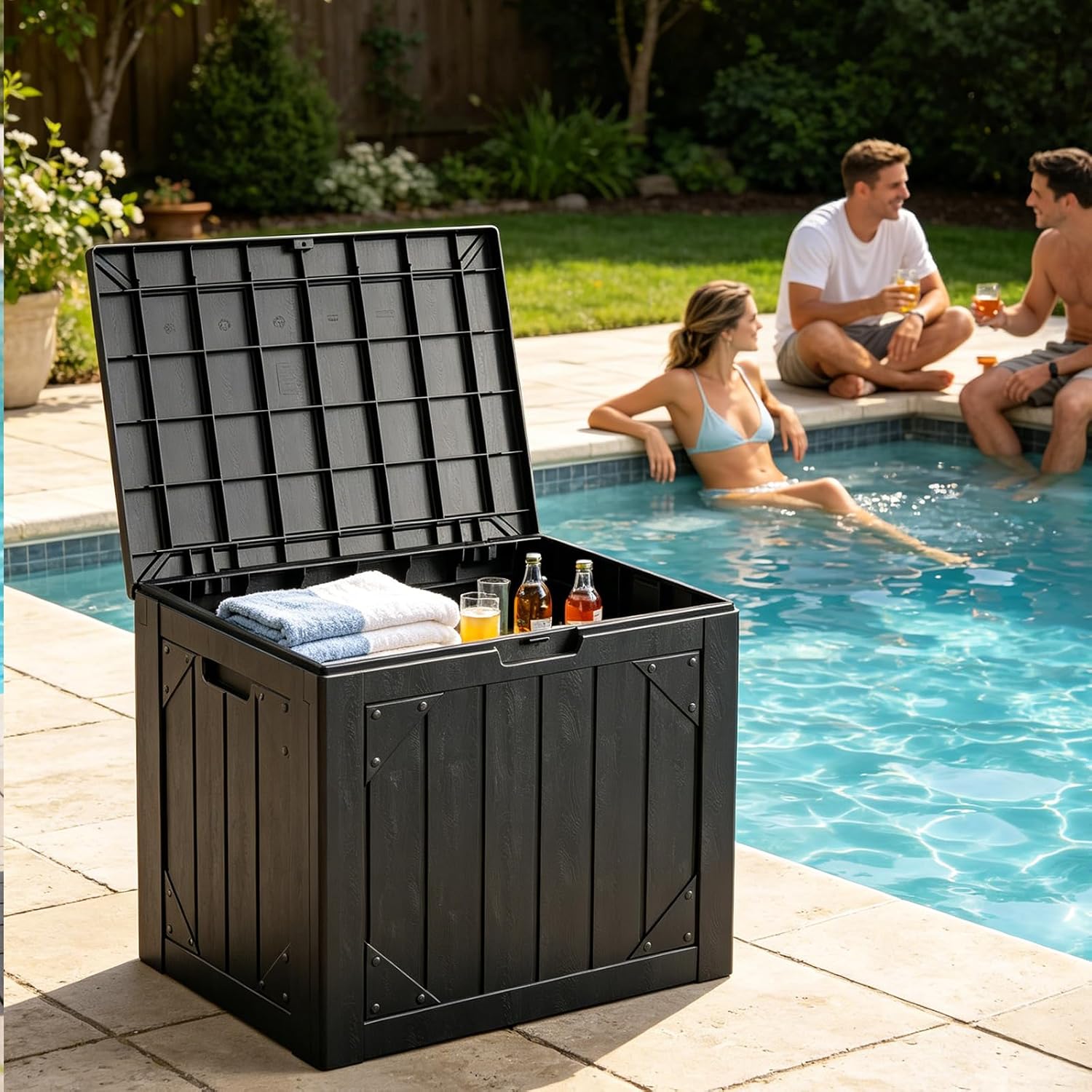 30 Gallon Outdoor Storage Box  - огляд і ціна Gardening Tools Images