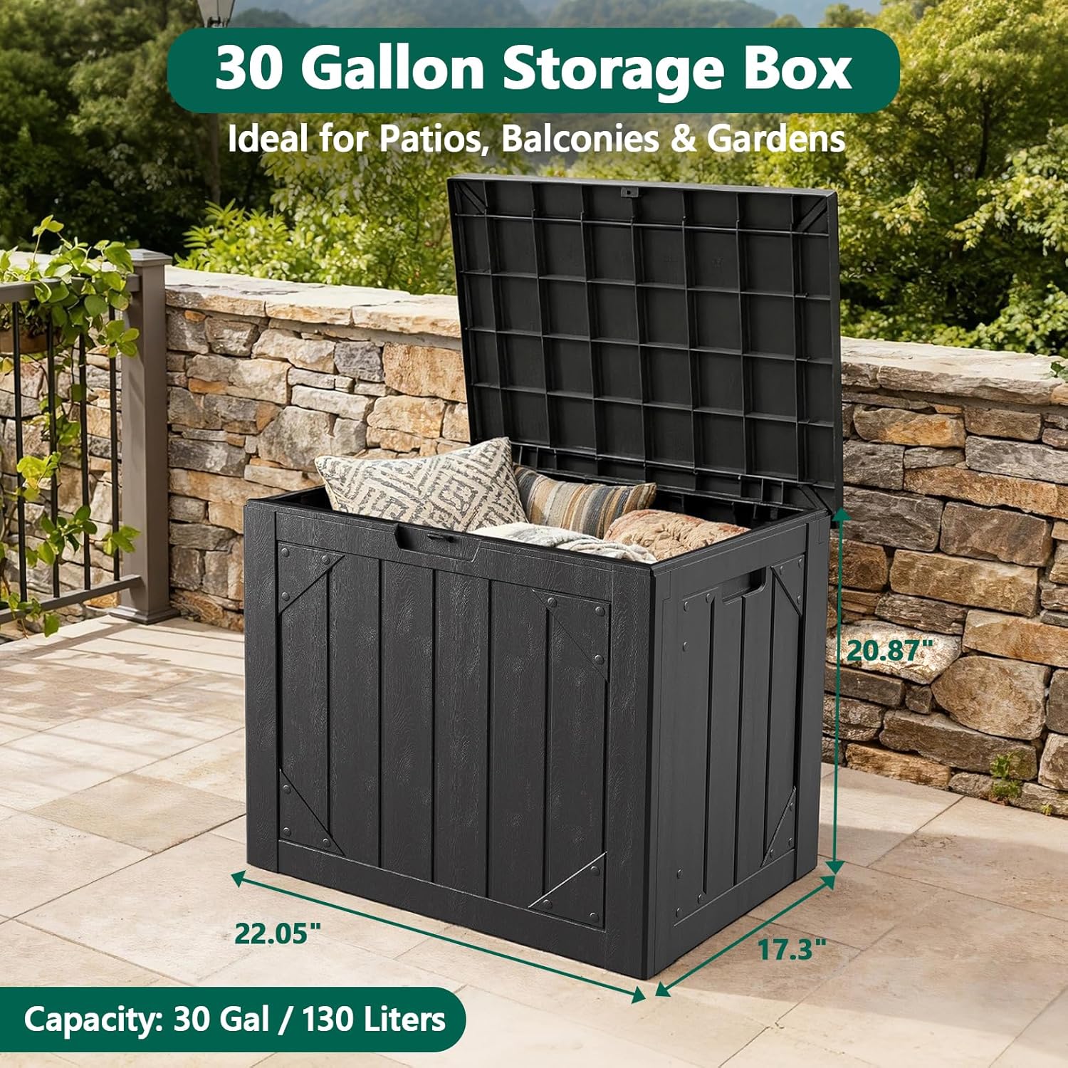 30 Gallon Outdoor Storage Box  - огляд і ціна Gardening Tools Images