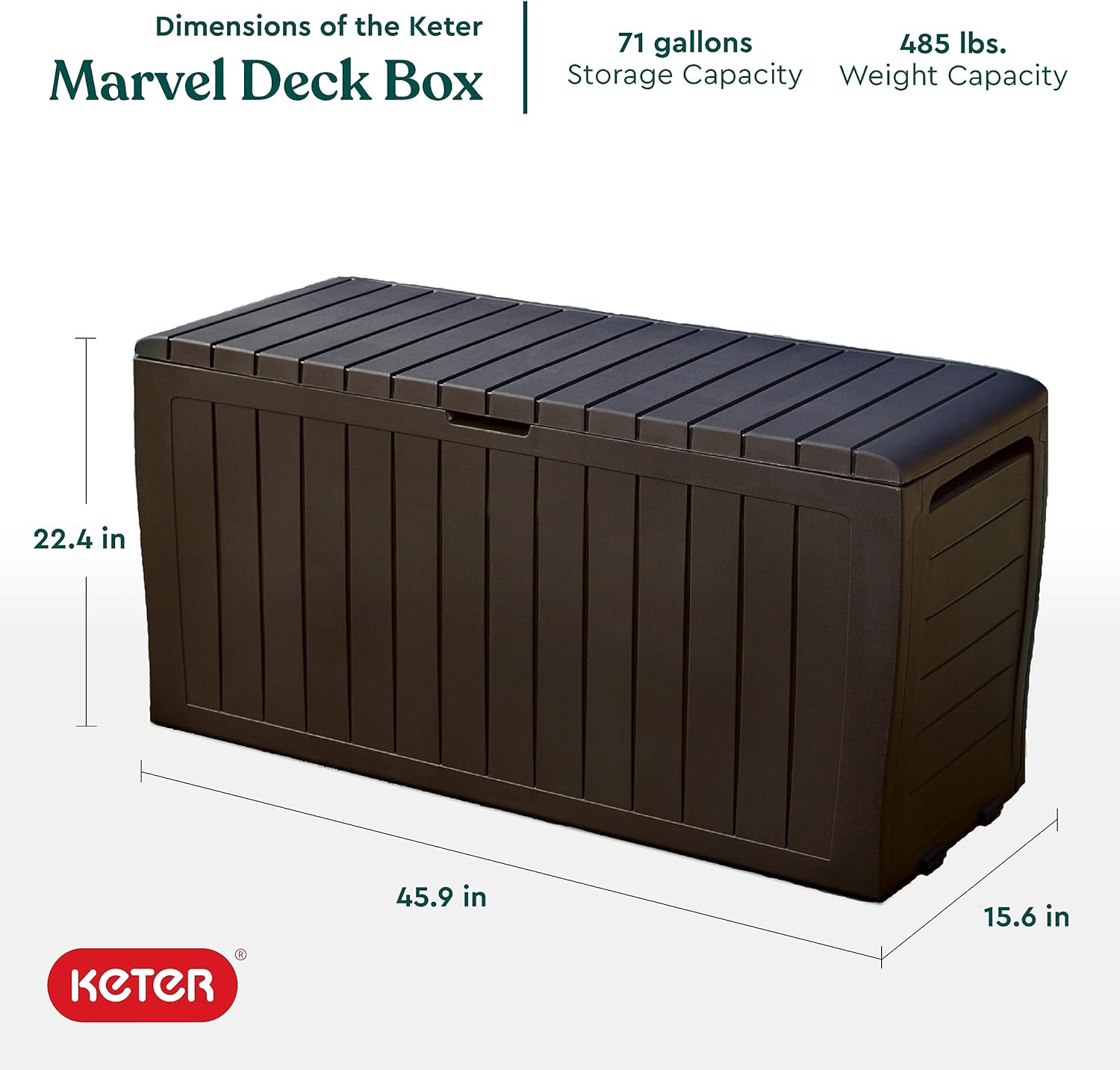 71 Gallon Outdoor Storage Box  - огляд і ціна Gardening Tools Images