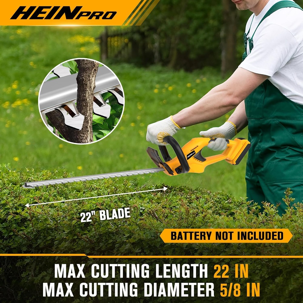 Cordless Hedge Trimmer 22-Inch - огляд і ціна Gardening Tools Images