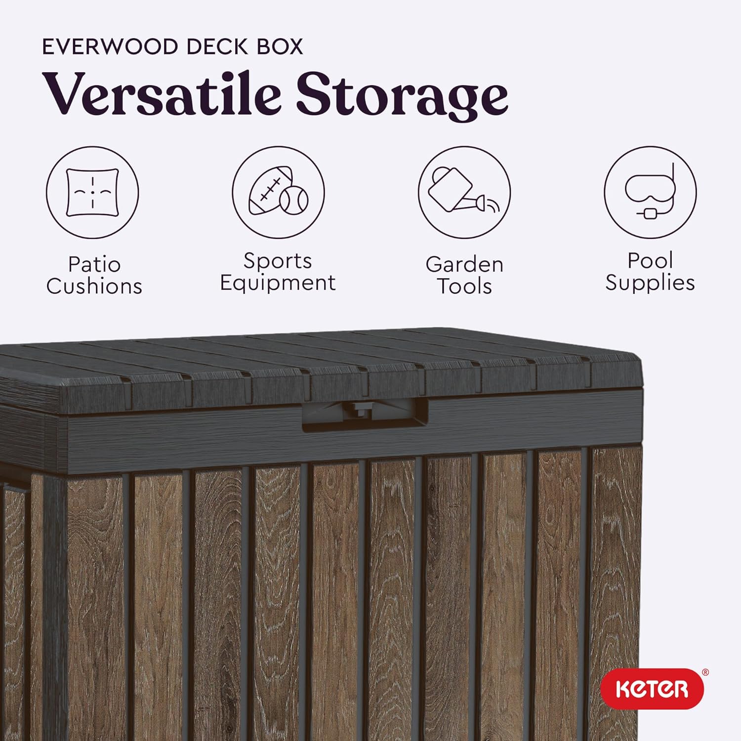 50 Gallon Resin Deck Box for P - огляд і ціна Gardening Tools Images