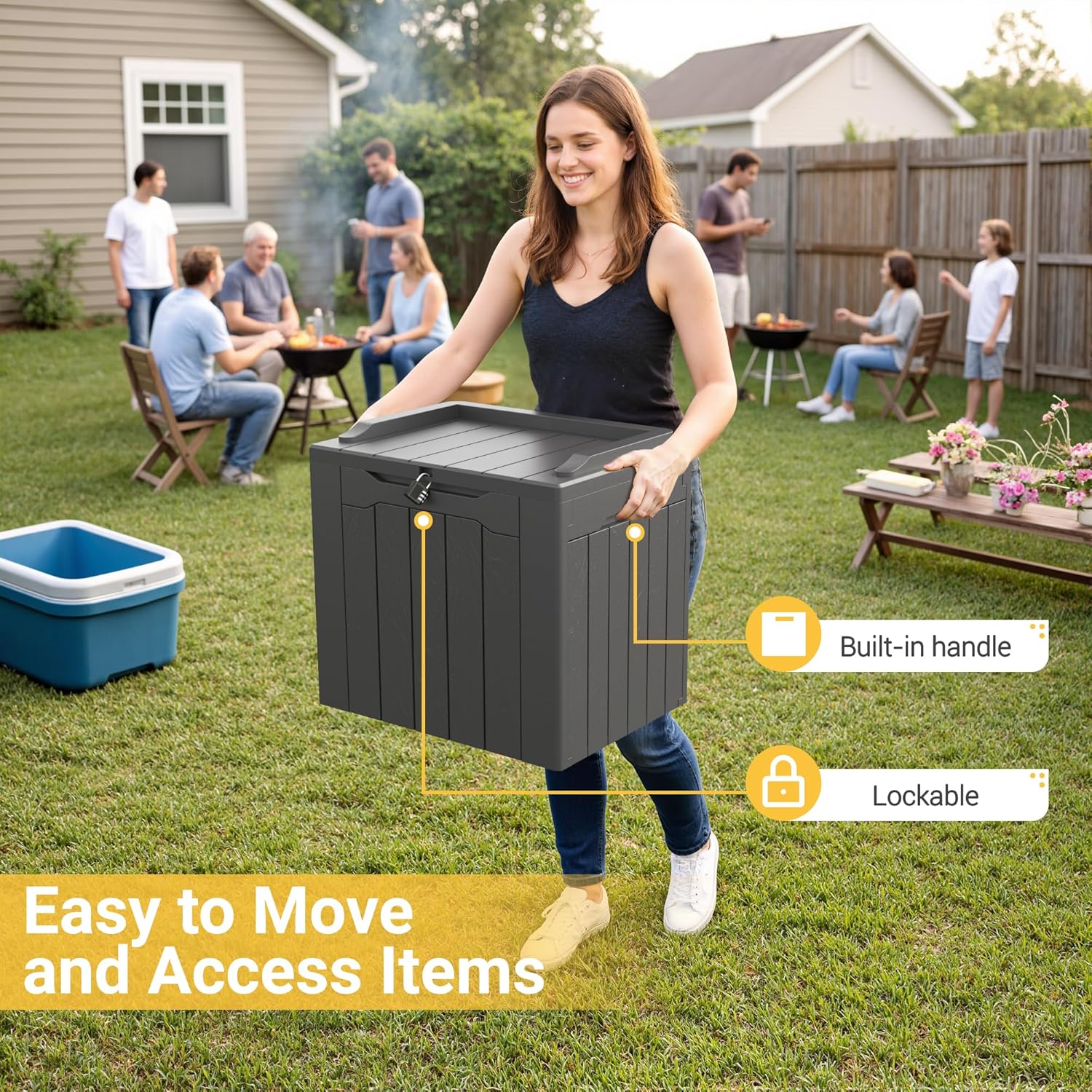 31 Gallon Outdoor Storage Box  - огляд і ціна Gardening Tools Images