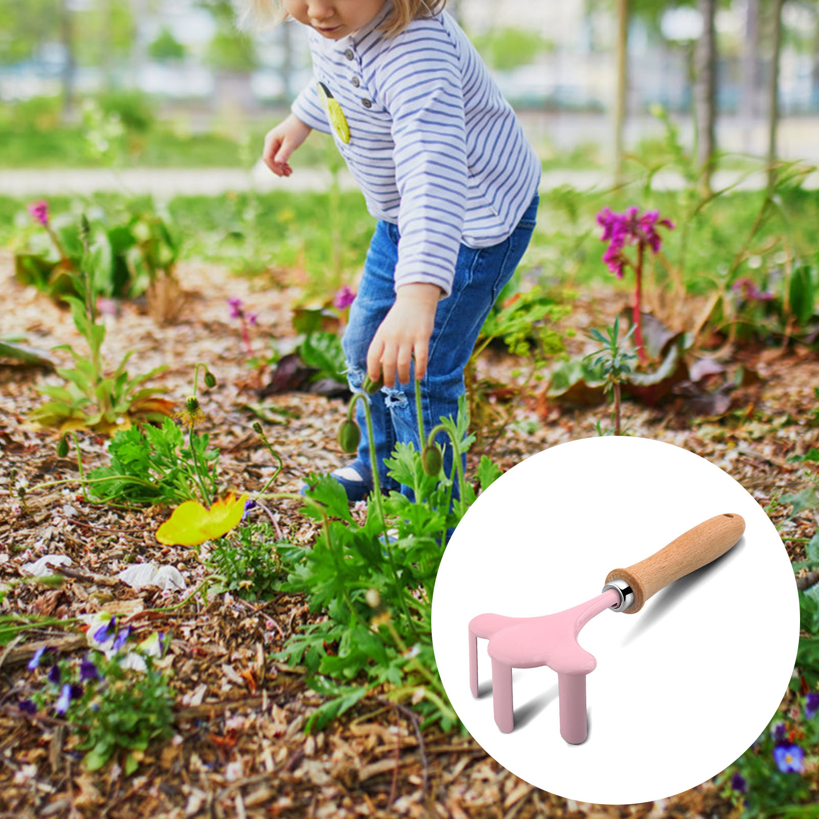 Little Gardener Tool Set Color - огляд і ціна Gardening Tools Kids Set