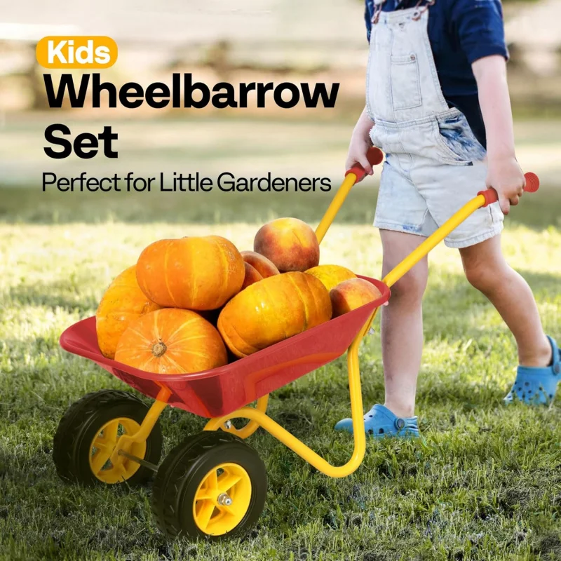 Kids Wheelbarrow Children Gard - огляд і ціна Gardening Tools Toys