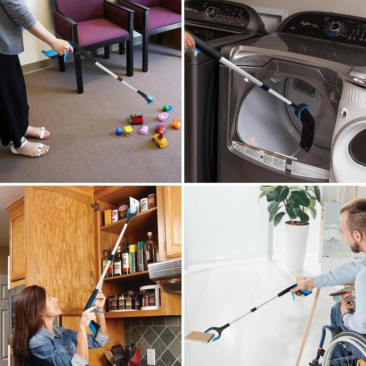 Foldable Grabber Reacher Tool  - огляд і ціна Gardening Tools For Seniors