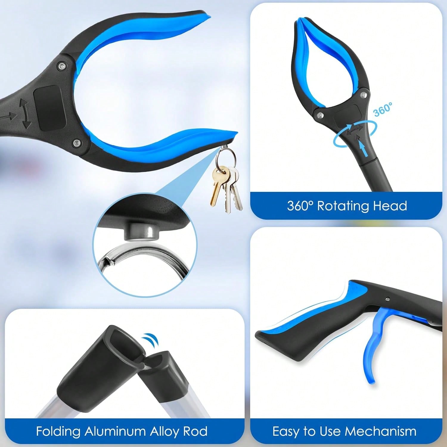 Foldable Grabber Reacher Tool  - огляд і ціна Gardening Tools For Seniors